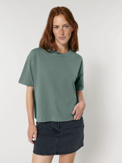 T-Shirt donna Essential Stella senza stampa, Green Bay – TSE03