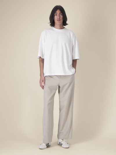 T-shirt uomo Essential Hypster White senza stampa – HYPSTER01