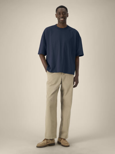 T-shirt uomo Essential Hypster French Navy senza stampa – HYPSTER04