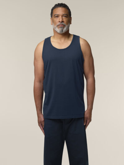 Canotta uomo Essential Stancer French Navy senza stampa – STANCER02