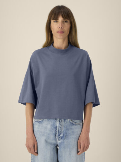 T-shirt donna Essential Raya Blue Grey – RAYA04